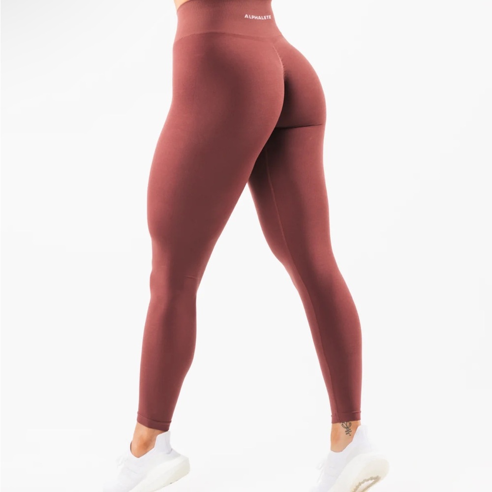 Alphalete amplify leggings in autumn